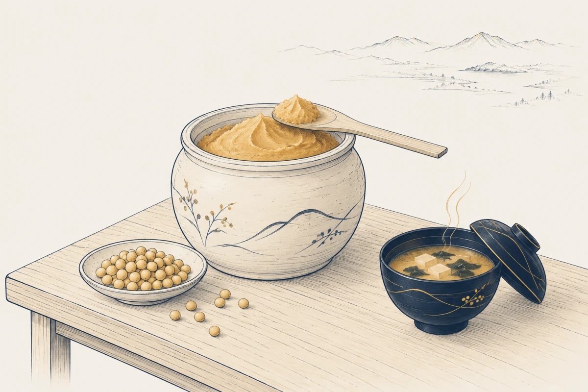 信州味噌をふるさと納税で｜粒かこしか、毎日の汁か付けて食べるかで選ぶ（イメージ）